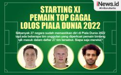 Infografis Starting XI Pemain Top Gagal Lolos ke Piala Dunia 2022