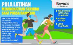 Infografis 3 Pola Latihan Meningkatkan Stamina saat Ramadan