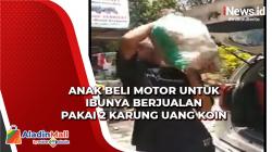 Anak di Bojonegoro Beli Motor untuk Ibunya Berjualan Pakai Uang Koin 2 Karung