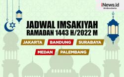 Infografis Jadwal Imsakiyah Ramadan 1443 H/2022 M