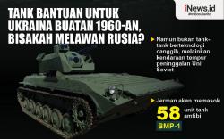 Infografis Tank Bantuan untuk Ukraina Buatan 1960-an, Bisakah Melawan Rusia?