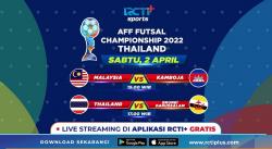 Link Live Streaming AFF Futsal Championship 2022: Raja ASEAN Thailand dan Malaysia Main Hari Ini