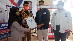 Partai Perindo Salurkan Bantuan Gerobak dan Modal Usaha UMKM di Kota Sukabumi