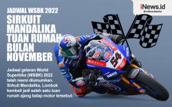 Infografis Jadwal World Superbike 2022, Sirkuit Mandalika Kembali Jadi Tuan Rumah