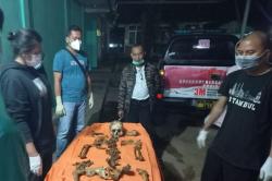 Polisi Selidiki Penemuan Kerangka Manusia di Jampangtengah Sukabumi<