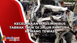 Kecelakaan Maut Minibus Tabrak Truk di Jalur Pantura, 6 Orang Tewas
