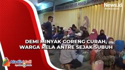 Demi Minyak Goreng Curah, Warga di Ponorogo Rela Antre sejak Subuh