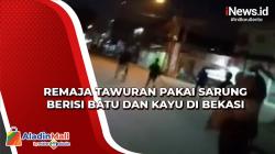 4 Remaja Diamankan usai Tawuran Pakai Sarung Berisi Batu dan Kayu di Bekasi