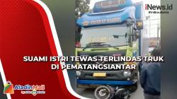 Suami Istri Tewas Terlindas Truk di Pematangsiantar, Evakuasi Dramatis