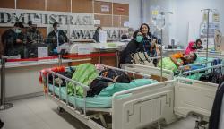 Lantai 5 RSUD Bandung Kiwari Kebakaran, Pasien Dievakuasi<
