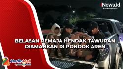 Lagi, Belasan Remaja Hendak Tawuran Diamankan di Pondok Aren