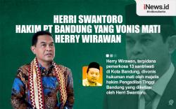 Infografis Hakim Tinggi Herri Swantoro yang Vonis Mati Herry Wirawan<