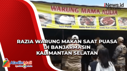 Razia Warung Makan saat Puasa di Banjarmasin Kalimantan Selatan