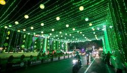 Hiasan Lampion Meriahkan Ramadan di Kota Solo