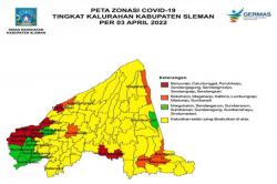 Kelurahan di Sleman Mayoritas Masuk Zona Kuning Covid-19