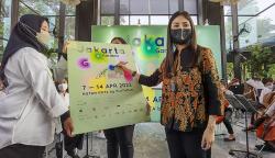 Wamenparekraf Angela Tanoesoedibjo Resmikan Art Jakarta Gardens 2022
