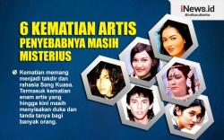Infografis 6 Kematian Artis yang Misterius Penyebabnya