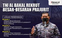 Infografis TNI AL Bakal Rekrut Besar-Besaran Prajurit