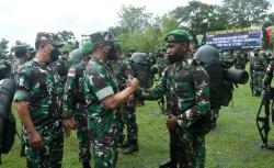 Kasdam IV/Diponegoro Cek Kesiapan Satgas Yonif 405/Surya Kusuma jelang ke Papua