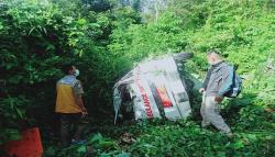 Ambulans di Garut Masuk Jurang 60 Meter, Sopir Bertahan Semalaman