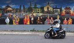Mural Keragaman Beragama dan Suku Warnai Kota Salatiga