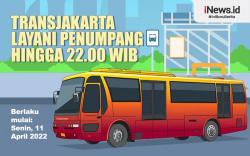Infografis Transjakarta Layani Penumpang hingga 22.00 WIB Mulai Pekan Depan