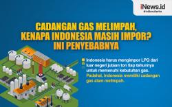 Infografis Cadangan Gas Melimpah, Kenapa Indonesia Masih Impor?
