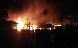 Kebakaran Hebat di Kawasan Krooy Kabupaten Kaimana, Bengkel dan Sejumlah Toko Ludes