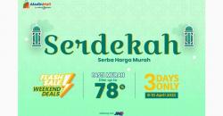 Promo Weekend Deals Flash Sale Sedekah Diskon hingga 78 Persen, Cuma 3 Hari Hanya di AladinMall by Mister Aladin 