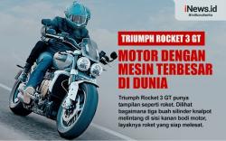 Review Triumph Rocket 3 GT, Motor dengan Mesin Terbesar di Dunia