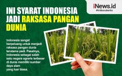 Infografis Indonesia Berpeluang Jadi Raksasa Pangan Dunia, Ini Syaratnya