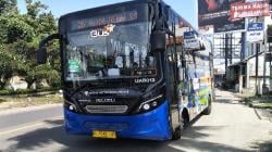Wujudkan Transportasi Massal Bandung Raya, Bus TMP Wara-wiri di KBB<