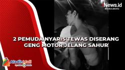 2 Pemuda Nyaris Tewas Diserang Geng Motor Jelang Sahur di Medan