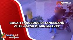 Bocah Tanggung di Tangerang Curi Motor di Minimarket