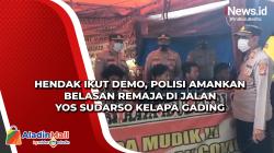 Hendak Ikut Demo, Polisi Amankan Belasan Remaja di Jalan Yos Sudarso Kelapa Gading