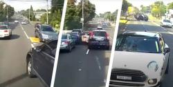 Ngebut, Pengemudi Perempuan Ini Serempet 3 Mobil dan Terguling setelah Menabrak Tiang Listrik