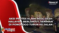 Aksi Protes Klaim Reog oleh Malaysia Berlanjut, Seniman di Ponorogo Turun ke Jalan