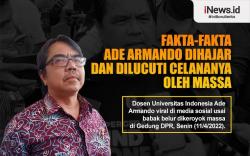 Infografis Fakta-Fakta Ade Armando Dihajar dan Dilucuti Celananya oleh Massa