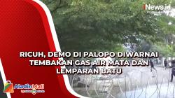 Ricuh, Demo di Palopo Diwarnai Tembakan Gas Air Mata dan Lemparan Batu