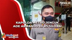 Video Kapolda Metro Jaya Jenguk Ade Armando di RS Siloam