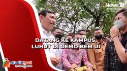 Datang ke Kampus, Luhut di Demo BEM UI