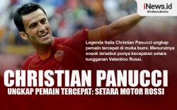 Infografis Christian Panucci Sebut Pemain Tercepat di Muka Bumi