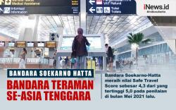 Infografis Bandara Soekarno-Hatta Jadi Bandara Teraman Se-Asia Tenggara