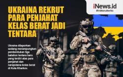 Infografis Ukraina Rekrut Para Penjahat Kelas Berat Jadi Tentara