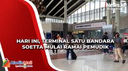 Hari Ini, Terminal Satu Bandara Soetta Mulai Ramai Pemudik