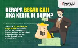 Infografis Berapa Besar Gaji Jika Kerja di BUMN?