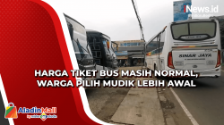 Harga Tiket Bus Masih Normal, Warga Pilih Mudik Lebih Awal