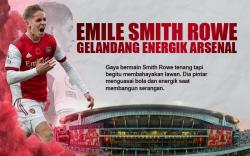 Infografis Profil Biodata Emile Smith Rowe, Gelandang Energik Arsenal Pengagum Legenda MU