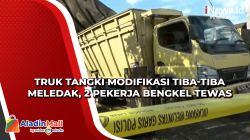 Truk Tangki Modifikasi Tiba-Tiba Meledak, 2 Pekerja Bengkel Tewas