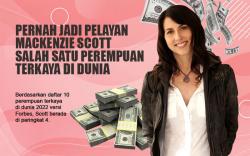 Infografis Pernah Jadi Pelayan, Mackenzie Scott Salah Satu Perempuan Terkaya di Dunia